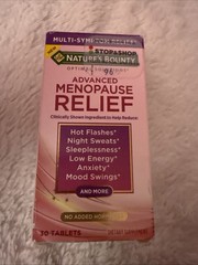 Natures Bounty Optimal Solutions ADVANCED MENOPAUSE RELIEF 30 tablets 10/2026