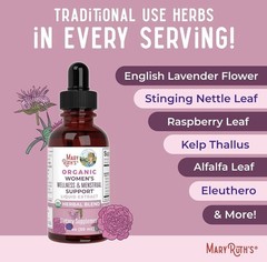 MaryRuth Valerian Root Liquid Drops Organic 60 Servings