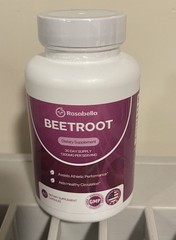 Rosabella Beetroot Dietary Supplement 1300MG Per Serving 180 Day Supply