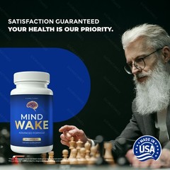 Mind Wake Pills, MindWake Brain Supplement to Support Memory & Sharp Focus 60ct