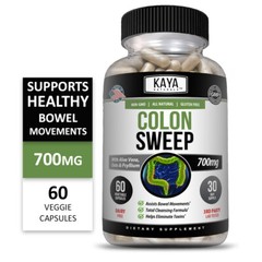 (2 Pack) Colon Sweep, Digestive Health, Colon Cleanse, Extra Strength Detox 60Ct
