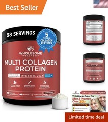Unflavored Multi-Peptides Protein Powder – Grass-Fed for Youthful Skin & Joints