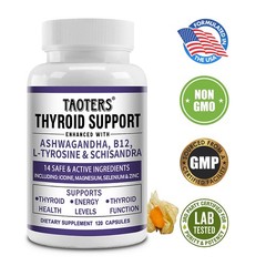 Thyroid Support with Iodine – Metabolism Booster, Energy Booster, Increase Focus