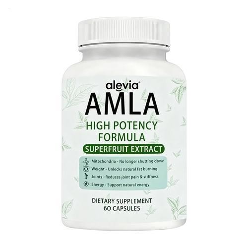 Amla Capsules 1000mg Organic Indian Gooseberry 60 Ct Ayurvedic Alevia Fruit US
