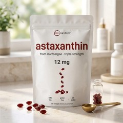 Astaxanthin 12mg Antioxidant Supplements Fresh Microalgae Eye Joint Skin Health