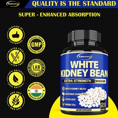 White Kidney Bean 120cps -Green Tea – Block Carbohydrates, Cleanse, Weight Loss