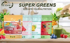 Super Greens Powder Reduce Bloat Digestive Health & More 3 flavors-30 packets US