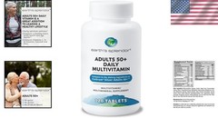 50+ Daily Vitamins – 120 Count for Brain, Energy, and Immunity Support