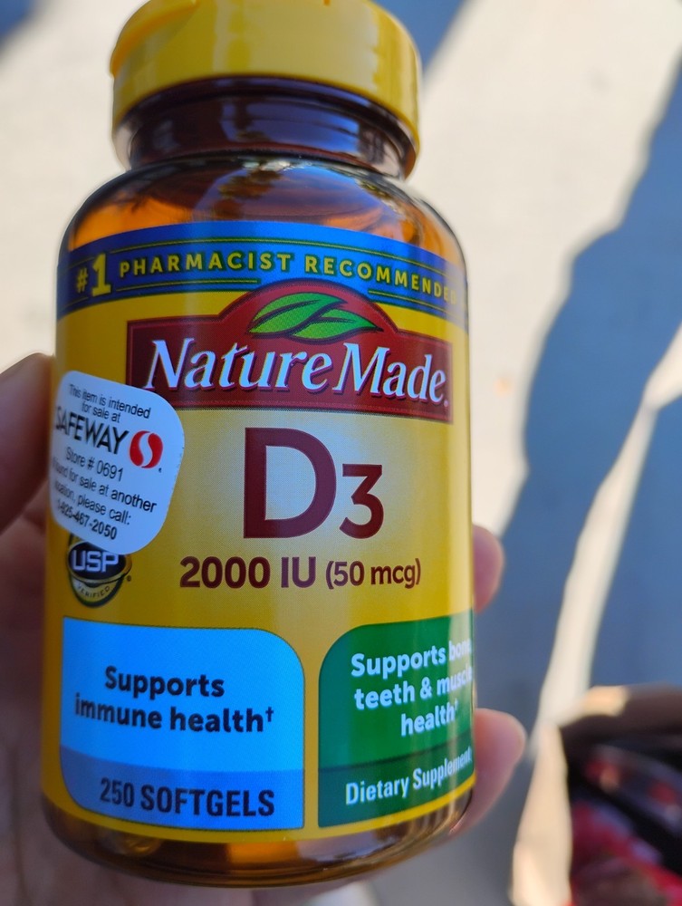 Nature Made D3 2000 IU Supplement s