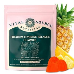 Vital Source Feminine Balance Gummies Hawaiian Pineapple Buy 2 Get 1 Free(ADD 3)