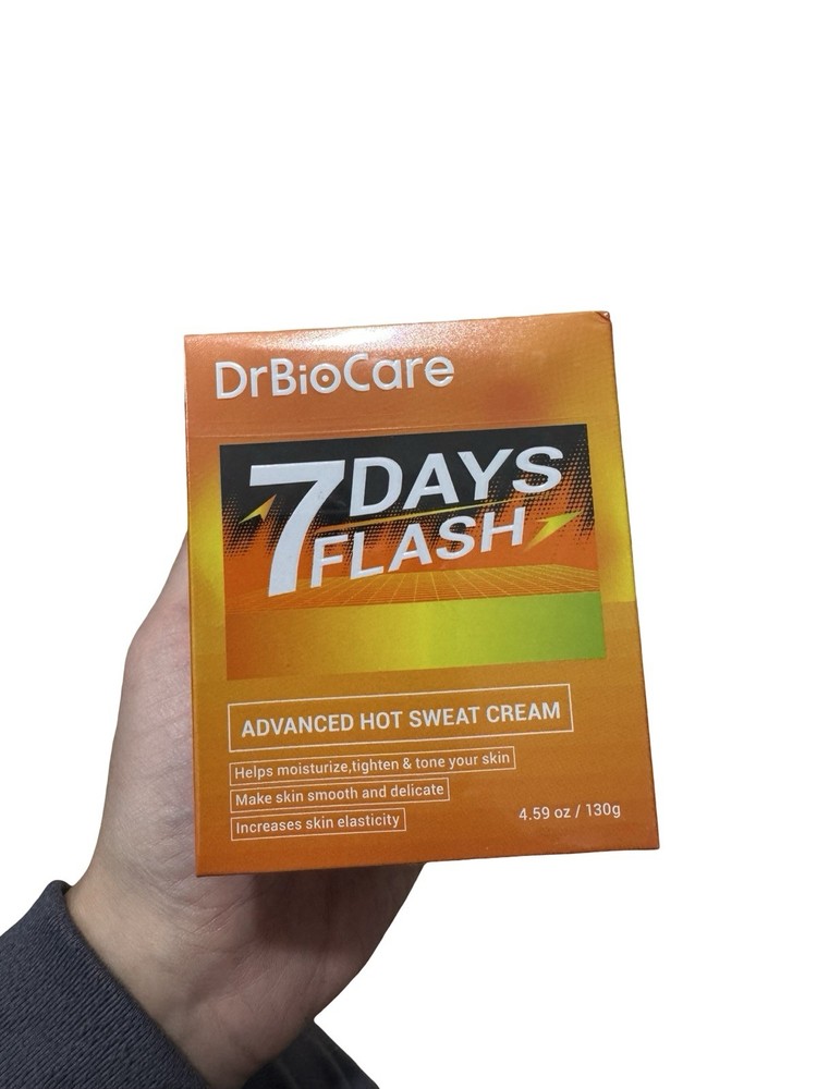 Dr BioCare 7 Day Flash Advanced Hot Sweat Cream 4.59 oz / 130g
