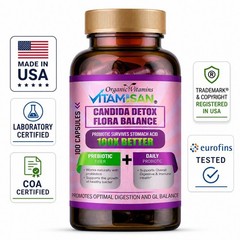 Candida Cleanse Complex Yeast Infection Treatment & Detox For Albicans