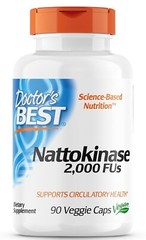 Doctor’s Best Nattokinase 2,000 FU of Enzyme, Supports Heart Health 90 Caps