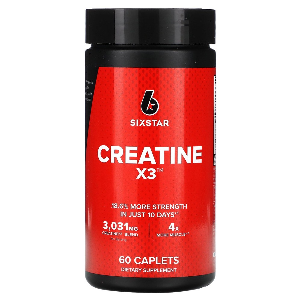 Creatine X3, 60 Caplets