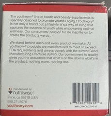 Youtheory Collagen Powder Packs 5.6oz Vanilla Flavor Qty 21 Packets