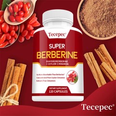 Super Potency Berberine with Ceylon Cinnamon-Heart Health-Immune System Support