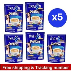 5 x Beauti Srin Plus Detoxi Coffee Detox Fiber Diet Weight Control Drink Sachet
