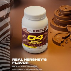 C4 Whey Protein Powder, Hershey’s Chocolate 25g Protein, 0g Added Sugar, 130…