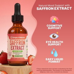 Saffron Extract Supplements for Kids & Adults – Vegan, Fast Absorbing, Eye Healt
