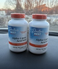 2X Doctor’s Best, Best Alpha Lipoic Acid 600 mg 180 (360) Veggie Capsules 10/26