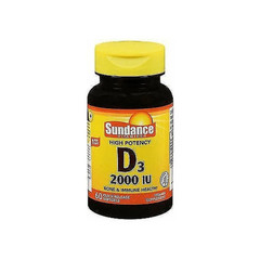 Sundance D3 2000 IU Quick Release Softgels – 120 Count Value Pack