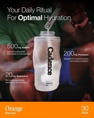 Cadence CORE 500 Electrolyte Drink Mix Sodium Magnesium Potassium, 30 Stick Pack