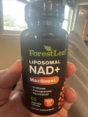 Forest Leaf Liposomal NAD Booster Supplement 1200mg NAD+ with Resveratrol 60 Cap