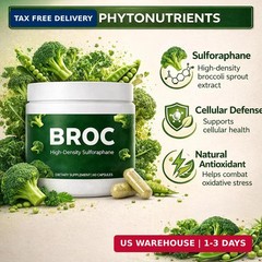 High-Density Sulforaphane,Non-GMO & Gluten Free,60 (1pc)