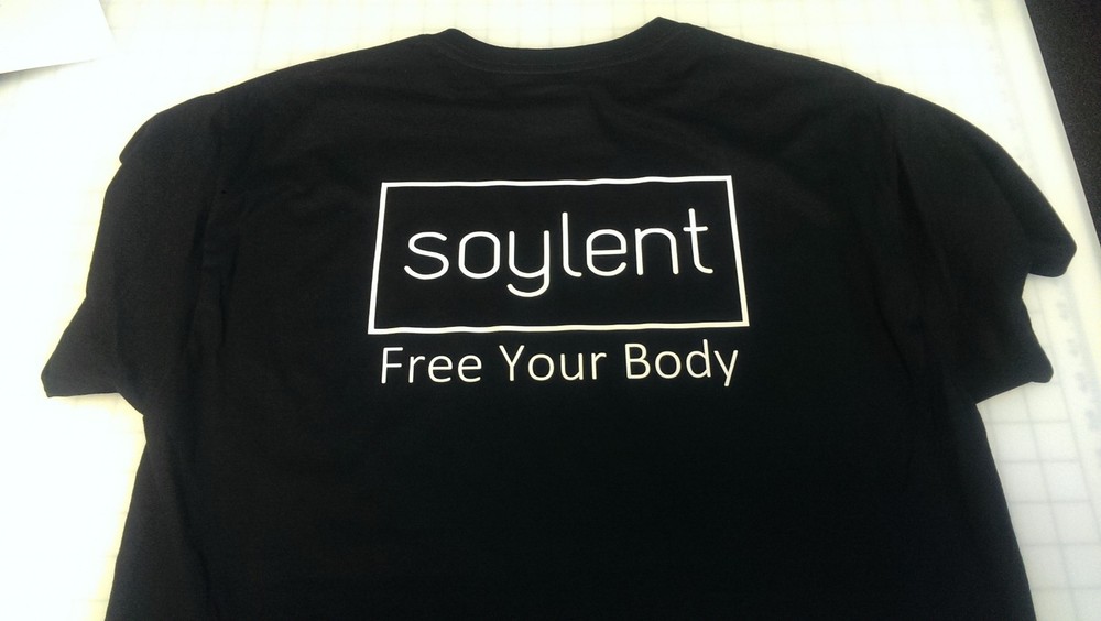 Soylent Free Your Body T-Shirt – Powdered Food Replacement – Free Shipping