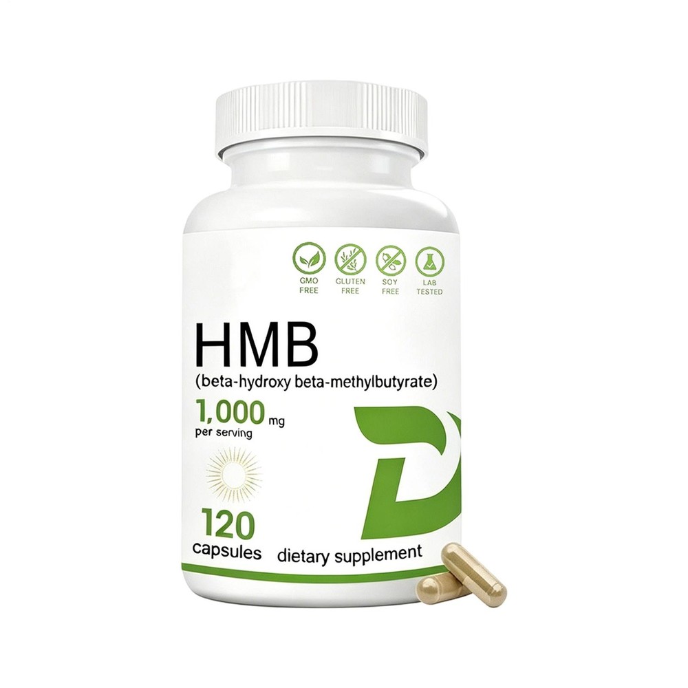 Triple Strength HMB 3000mg Per Serving, 120 Caps Non GMO/Gluten Free