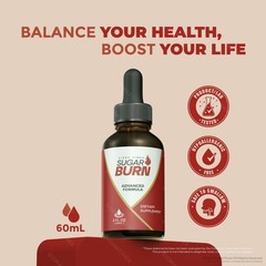 Sugar Burn Drops, SugarBurn Liquid for Metabolism & Metabolic Balance (30 serv)