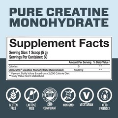 CREATURE® Creatine Monohydrate – NSF Certified for 10.58 Ounce (Pack of 1)