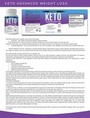KETO PLUS Advanced Weight Management Fat Burn Energy Booster Dietary Supplements