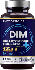 DIM for Men 350mg High Potency with BioPerine® & Broccoli Extract – 455mg Total