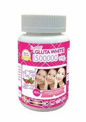 Supreme Gluta White 1500000 Glutathione Pill Capsule Skin Whitening Anti Aging