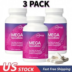 1-3PACK Microbiome Labs MegaSporeBiotic | Spore-Based Probiotic for Gut Health