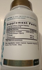 CARLYLE CHICKEN STERNUM 3,000MG With Collagen Tipe 2 / 120 Capsules Exp 1/29