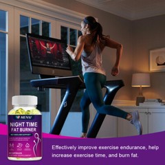 Keto BHB Gummies Night Time Fat burner Capsules Lose Weight Appetite Suppressant