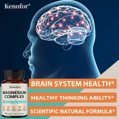 Triple Magnesium Complex Brain Sleep Health L Threonate Glycinate Mood 120 Caps