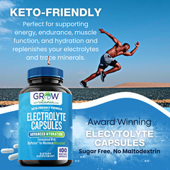 Salt Premium Electrolyte Capsules, 100 Capsules, Maximum Absorption