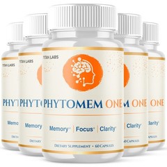 (5 Pack) Phytomem One Advanced Nootropic Brain Supplement PhytomemOne 300 Caps