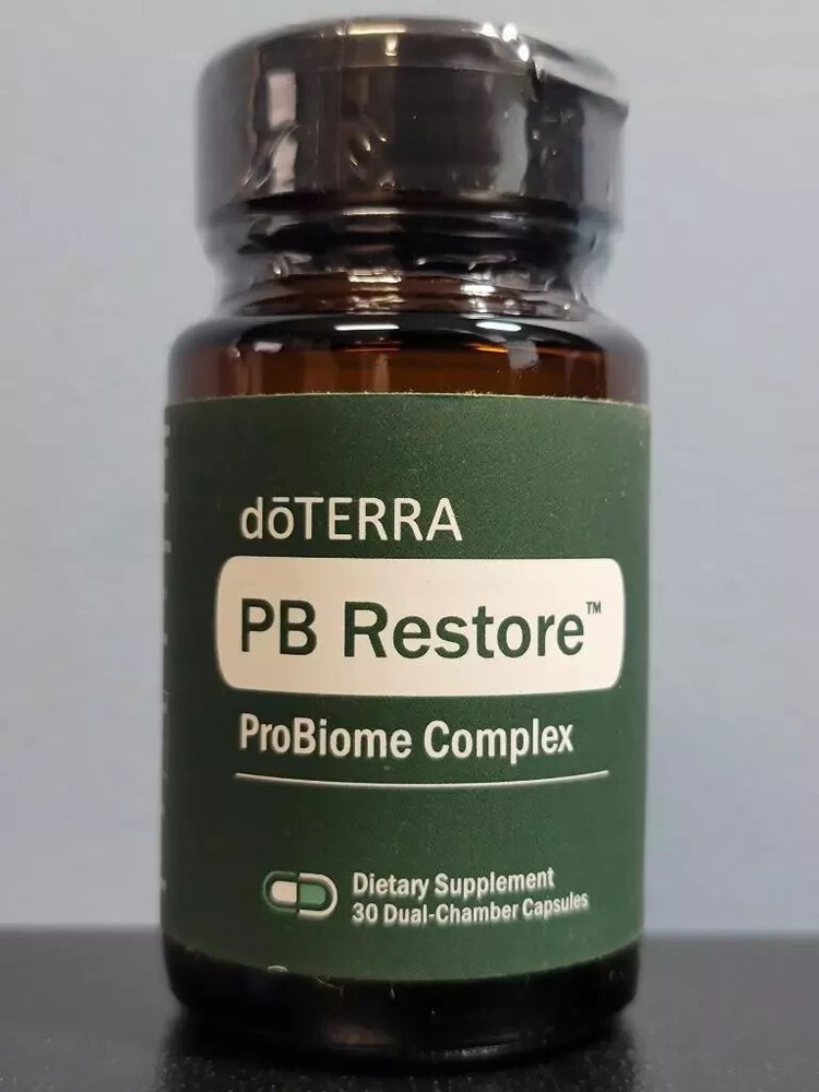 doTERRA PB Restore ProBiome Complex 30 Dual-Chamber Capsules Exp 2/2026 – New!