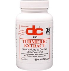 Turmeric Extract 95% Curcumin 90 capsules Dee Cee Labs .