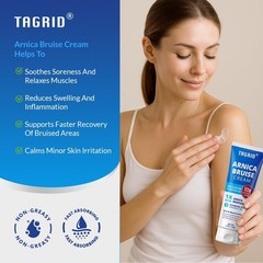 TAGRID Arnica Cream Extra Strength: Fast Pain Relief 4 Ounce (Pack of 1)