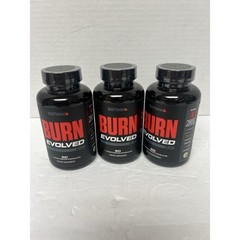3 Pack Sculpt Nation Burn Evolved 2.0 Fat Loss Supplement, 180 Capsules