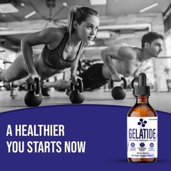 Gelatide Liquid Supplement, All Natural Formula, Gela Tide Drops (3 pack)