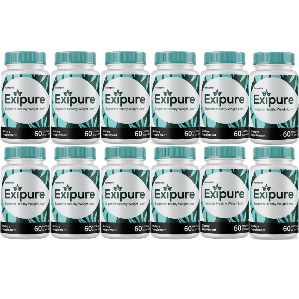Exipure Healthy Fat Loss Supplement, (12 Bottles) Official Weight Management