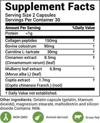 DrBioCare Living Collagen Complex with L-Carnitine | Grass Fed Bovine