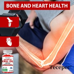 Antarctic Krill Oil Supplements Rich Omega 3 Balanced Heart Health 120 Pills US