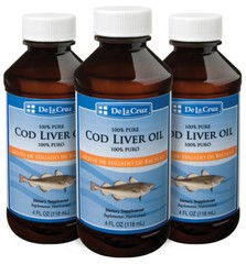 De La Cruz® Pure Icelandic Cod Liver Oil 4 FL OZ (3 BOTTLES) Exp. 05/ 2025